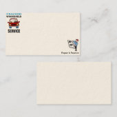 Windschutzscheiben-Reparatur-Visitenkarten Visitenkarte (Vorne/Hinten)