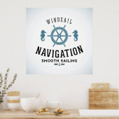 Windsegel-Navigationspaket Poster (Küche)