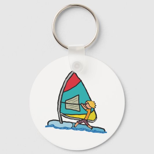 Windsegeln Schlüsselanhänger (Vorderseite)