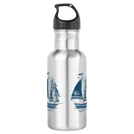 Windsegler Edelstahlflasche (Rückseite)