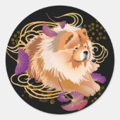 WINDSONG - Chow around Aufkleber (Vorderseite)