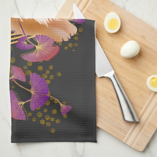 WINDSONG - Chow Cascading Blätter Küchentuch (Viertel Falte)