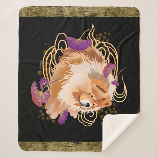 WINDSONG - Chow sherpa Decke - 3 Größen Sherpadecke (Vorderseite)