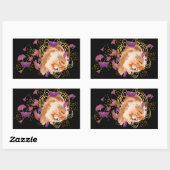 WINDSONG - eckige Aufkleber (Blatt)