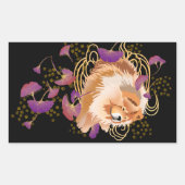 WINDSONG - eckige Aufkleber (Vorderseite)