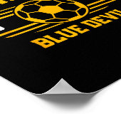 Windsor Blue Devils Soccer Ll 2025  Poster (Ecke)