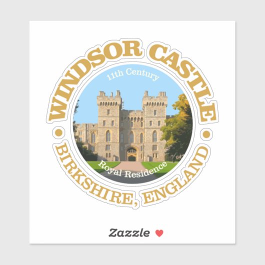 Windsor Castle Aufkleber (Blatt)