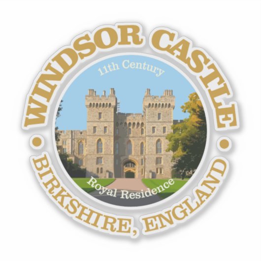Windsor Castle Aufkleber (Vorderseite)