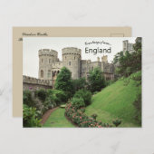 Windsor Castle Berkshire England Postcard Postkarte (Vorne/Hinten)