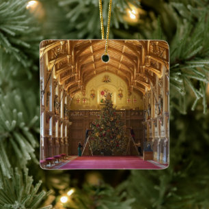 Windsor Castle Christmas Tree Keramikornament