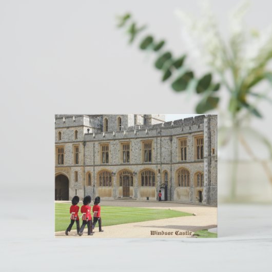 Windsor Castle England Postkarte (Stehend Vorderseite)