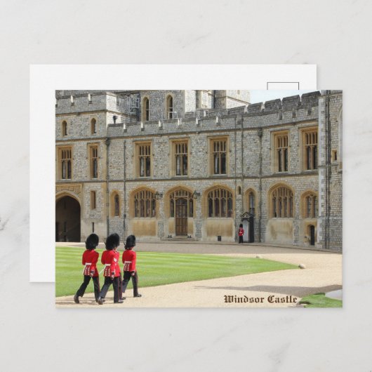 Windsor Castle England Postkarte (Vorne/Hinten)