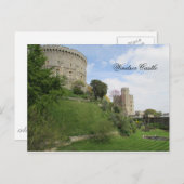 Windsor Castle England Urlaub Postkarte (Vorne/Hinten)