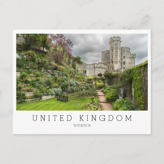 Windsor Castle, London, England Postkarte (Vorderseite)