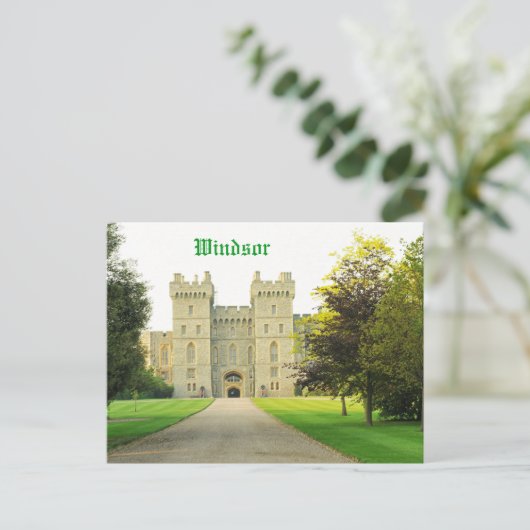 Windsor Castle Postkarte (Stehend Vorderseite)