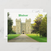 Windsor Castle Postkarte (Vorne/Hinten)