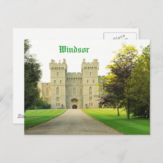 Windsor Castle Postkarte (Vorne/Hinten)