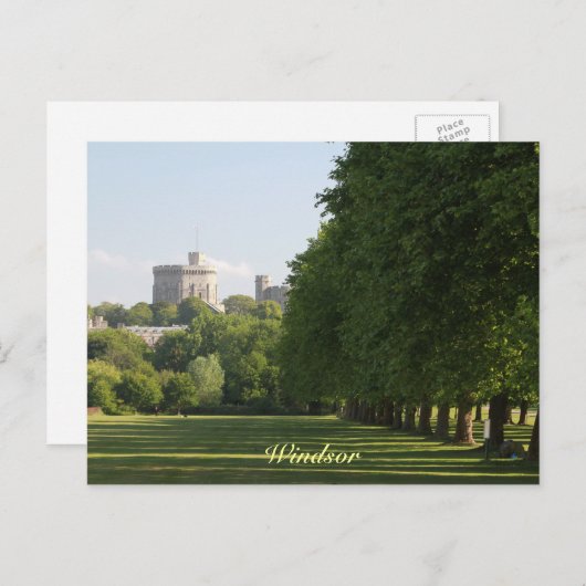 Windsor Castle Postkarte (Vorne/Hinten)