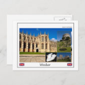 Windsor Castle Postkarte (Vorne/Hinten)