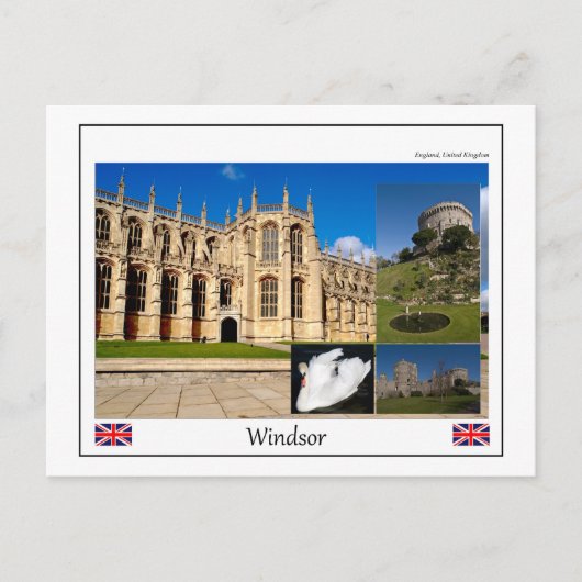 Windsor Castle Postkarte (Vorderseite)