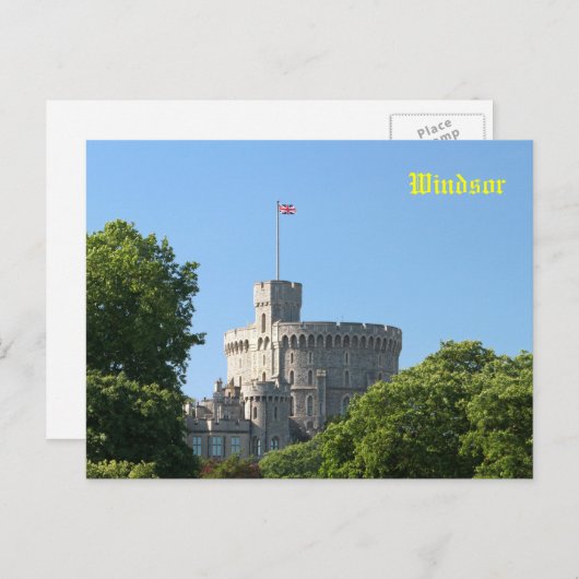 Windsor Castle Postkarte (Vorne/Hinten)