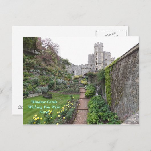 Windsor Castle Postkarte (Vorne/Hinten)