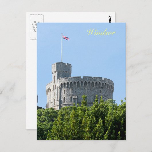 Windsor Castle Postkarte (Vorne/Hinten)