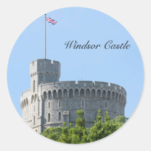 Windsor Castle Runder Aufkleber