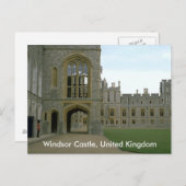 Windsor Castle, Vereinigtes Königreich Postkarte (Vorne/Hinten)