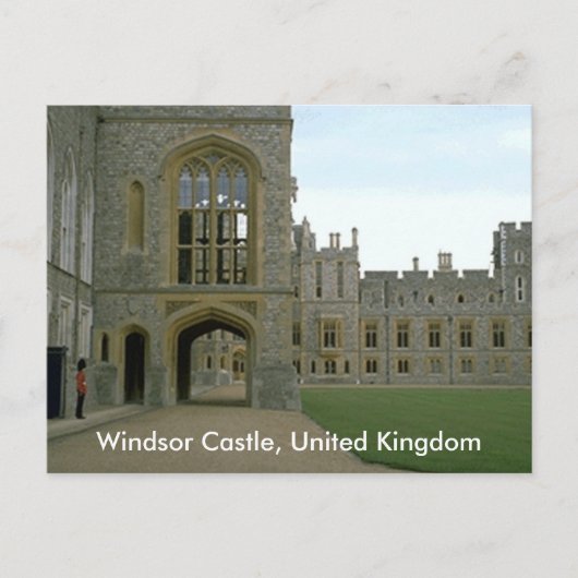 Windsor Castle, Vereinigtes Königreich Postkarte (Vorderseite)