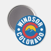 Windsor, Colorado Magnet (Vorderseite/Rückseite)