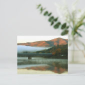 Windsor Cornish Bridge Mount Ascutney Sunrise Postkarte (Stehend Vorderseite)