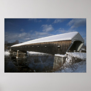 Windsor Cornish Covered Bridge Poster