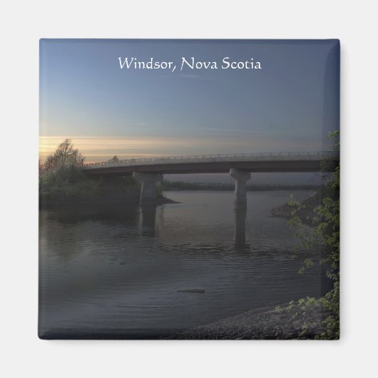 Windsor - Falmouth Bridge-Magnet Magnet (Vorne)