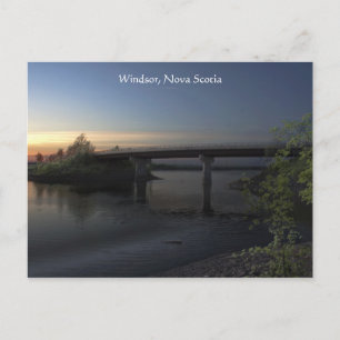 Windsor - Falmouth Bridge Postkarte