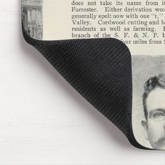 Windsor, Fulton, Kalifornien Mousepad (Ecke)