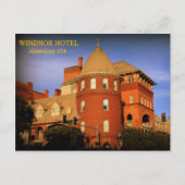 WINDSOR HOTEL, AMERICUS, GA POSTKARTE (Vorderseite)
