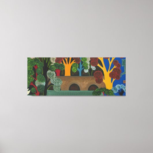 Windsor Park auf Höhe des Sommers 2011 Leinwanddruck (Vorderseite)