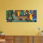 Windsor Park auf Höhe des Sommers 2011 Leinwanddruck (Insitu (Wohnzimmer))