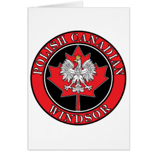 Windsor Round Polish Canadian Leaf