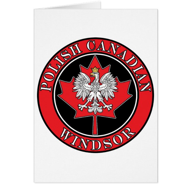 Windsor Round Polish Canadian Leaf (Vorne)