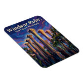 Windsor Ruinen Mississippi Magnet (Rechte Seite)