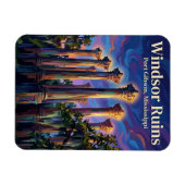 Windsor Ruinen Mississippi Magnet (Horizontal)