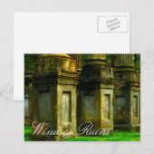 Windsor Ruins, Mississippi Postkarte (Vorne/Hinten)