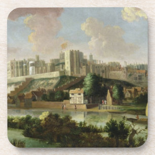 Windsor Schloss gesehen von der Themse, c.1700 (Ö Getränkeuntersetzer