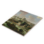 Windsor Schloss gesehen von der Themse, c.1700 (Öl Fliese (Seite)