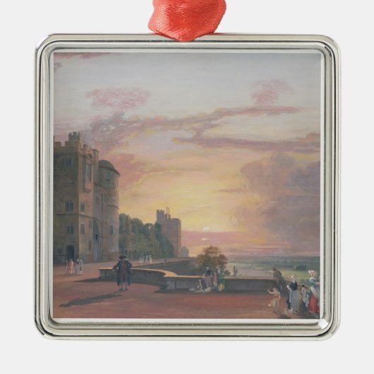 Windsor Schloss: Nordterrasse, die Sonnen West Silbernes Ornament (Vorne)