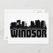 Windsor Skyline Postkarte (Vorne/Hinten)