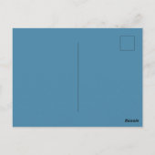 Windspiel-Design, das im Wind klingelt Postkarte (Rückseite)