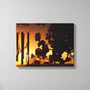 Windspiel Golden Sunset Leinwand